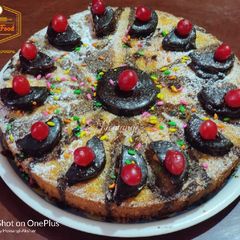 A picture of Orange chocolate cake.