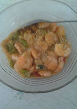 Foto resep Udang saos padang pedess enakk