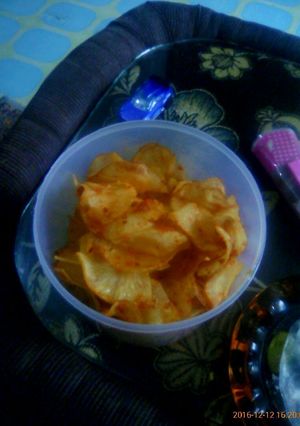 Foto resep Keripik singkong balado