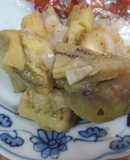 藍紋起司(roquefort)風味烤茄子