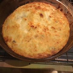 A picture of California Farm Truffled Potato Soufflé.