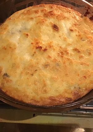A picture of California Farm Truffled Potato Soufflé.