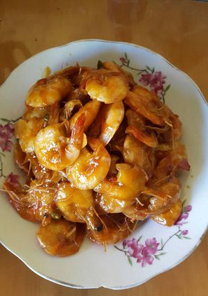 Foto resep Udang saus tiram