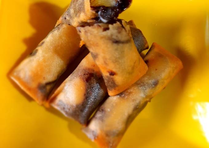 Resep Lumpia Pisang Keju Coklat oleh Dapur Mama Aleeka - Cookpad