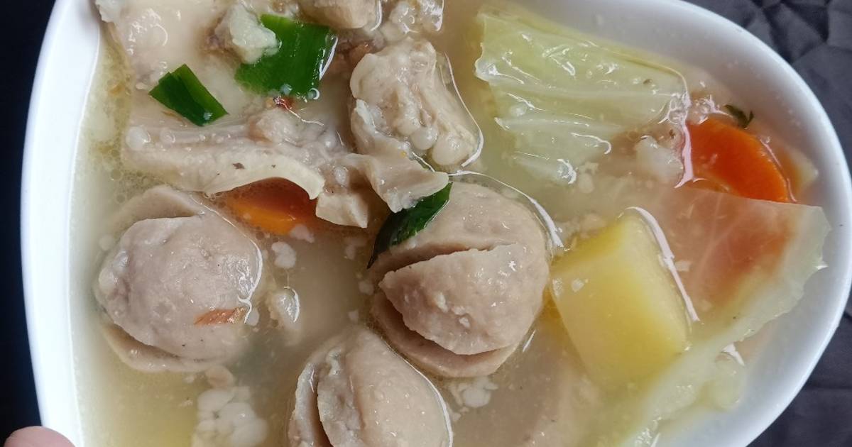 158 Resep Sop Bakso Pake Tetelan Enak Dan Mudah Cookpad