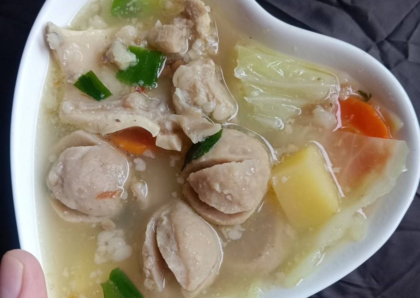 Sop Bakso Tetelan Sapi