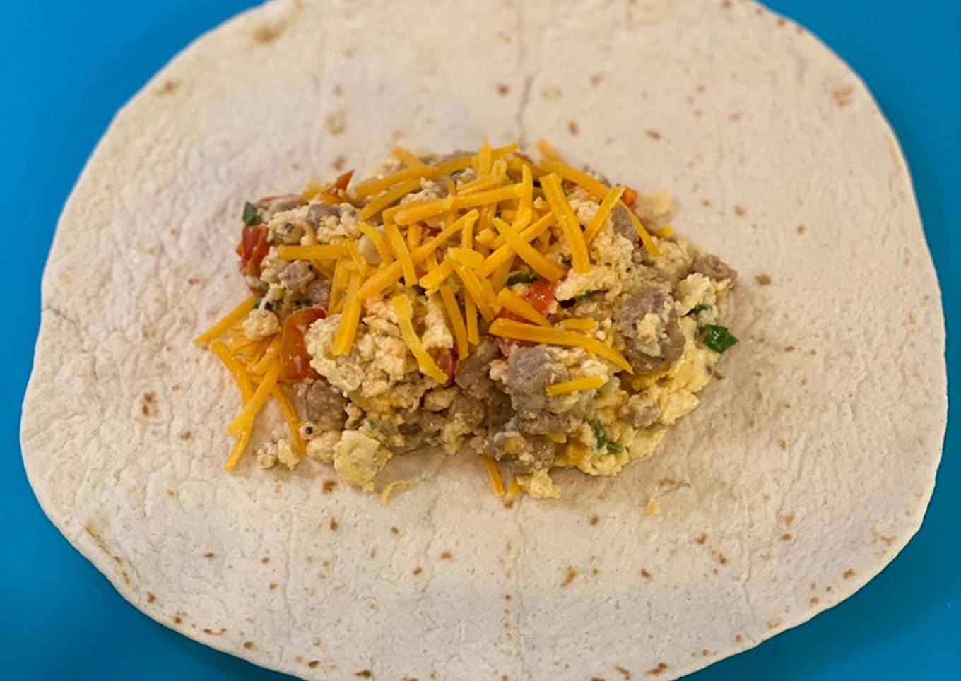 Turkey Breakfast Wrap (Low Carb/Lower Sodium)