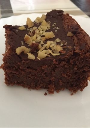 Una foto de Bizcocho de chocolate con nueces