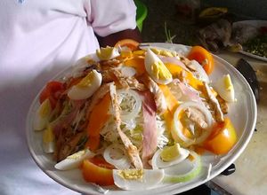 Una foto de la ensalada del chefs