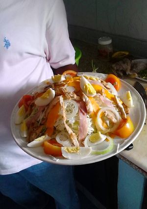 Una foto de la ensalada del chefs