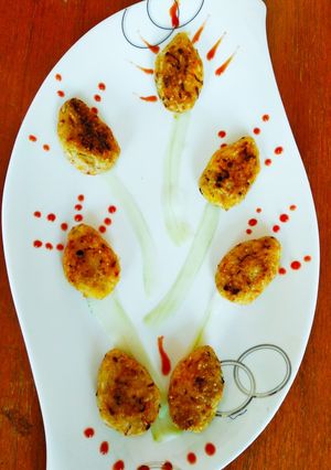 A picture of Rice cutlet.
