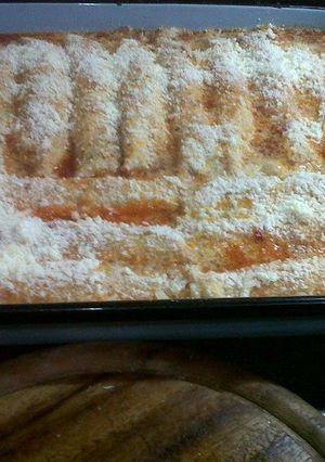 Una foto de Canelones de verdura y ricota