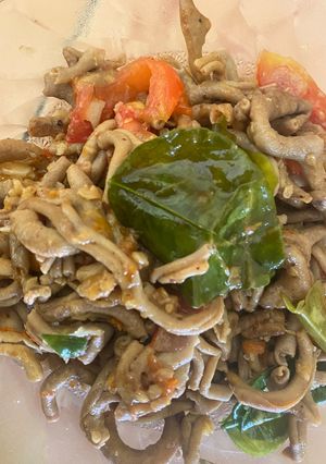 Foto resep Tumis usus pedas