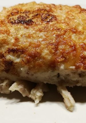Una foto de Gratén de Puré de patatas 🥔🧀