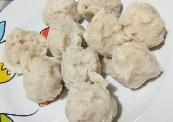 Resep Bakso Ayam Udang Oleh Alemina Bukit Cookpad