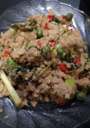 Foto resep Tumis oncom leunca