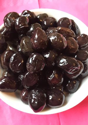 صورة لوصفة طريقة عمل الزيتون الأسود أو الجرجار 🍃