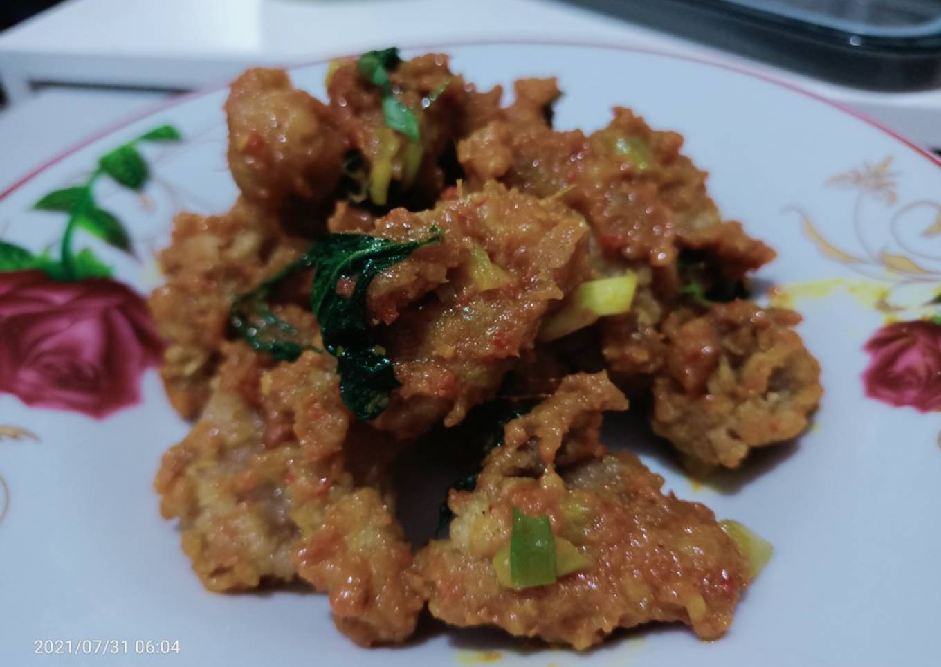 Fillet ayam kemangi rica- rica