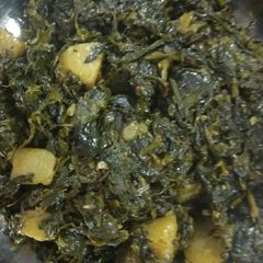 A picture of Aloo methi.