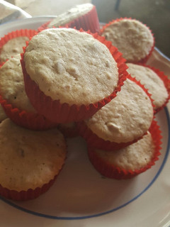 Una foto de Muffins de manzana y canela