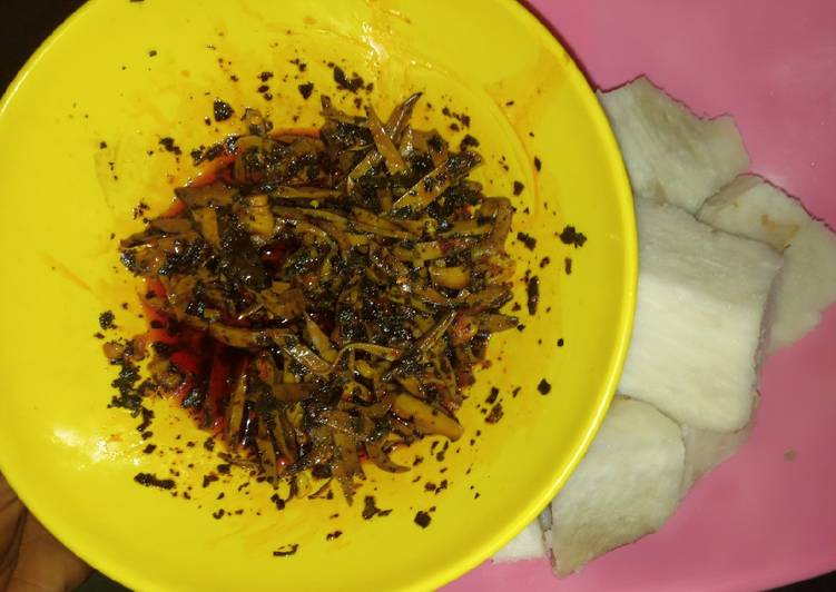 Recipe of Great White and ugba Cooking Basics for Newbies