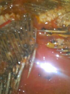 A picture of Fish stew.