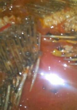 A picture of Fish stew.
