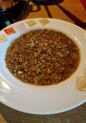 Φωτογραφία της συνταγής Φακές χωρίς λάδι λόγω της ημέρας!!