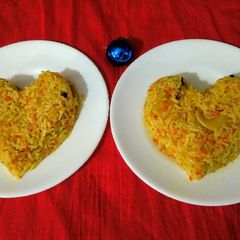 A picture of Carrot rice.