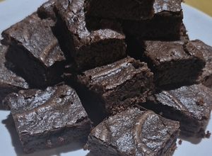 Una foto de Brownie con Nesquik sin manteca