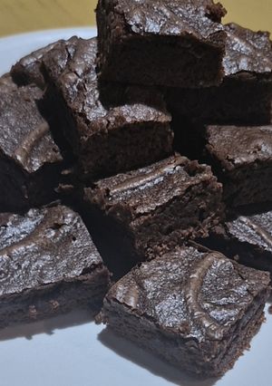 Una foto de Brownie con Nesquik sin manteca