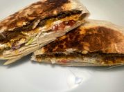 A picture of vegetarian wrap
