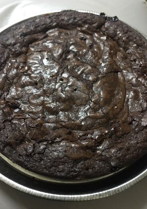 Una foto de Brownie húmedo