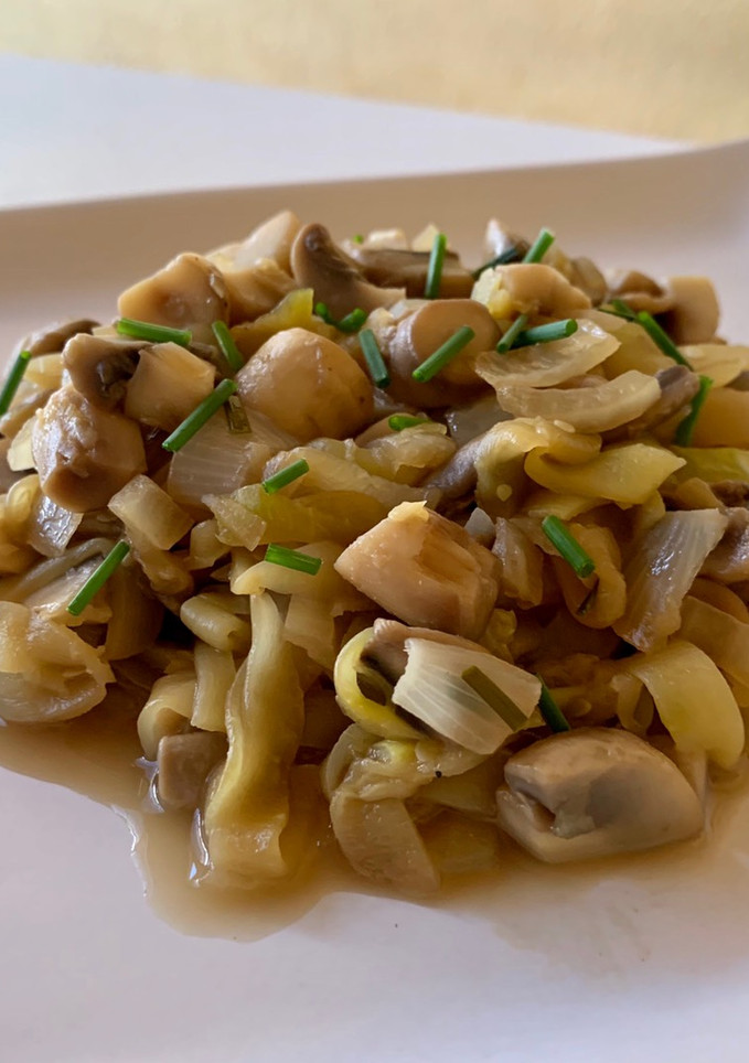 Una foto de Wok de verduritas
