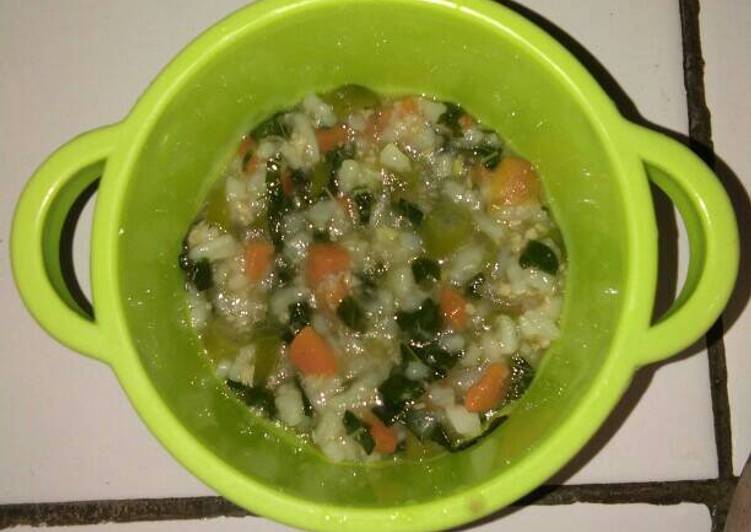 Resep: Mpasi Tim ayam sayur pelangi 7m+ yang Renyah