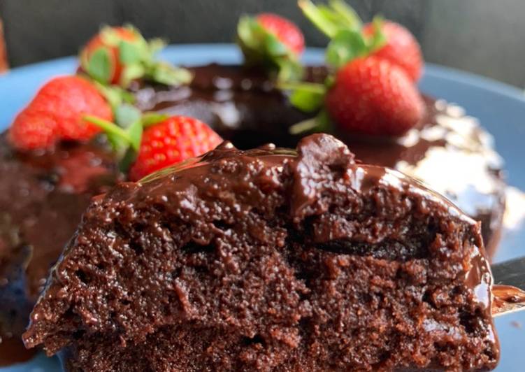 Bahan mengolah Steamed chocolate moist cake, Lezat