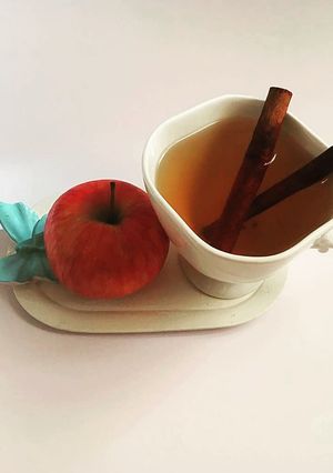 عکسی از دستور دمنوش سیب و دارچین