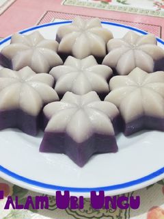 Foto resep Kue Talam Ubi Ungu