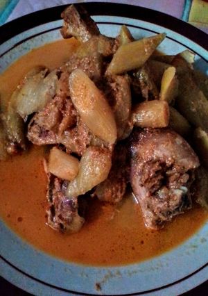 Foto resep Gulai ayam kampung kamumu