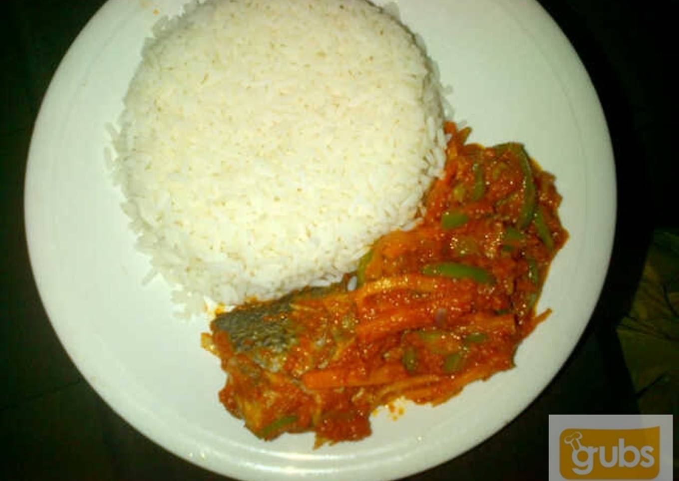 Grilled crocker fish pepper stir fry sauce