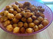 Une photo de cuisson pois chiches