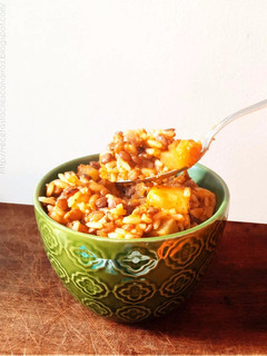 Una foto de Guiso de lentejas y arroz. Delicioso, liviano, nutritivo, rendidor y SÚPER ECONÓMICO