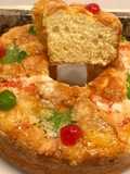 Gluten-Free Cake with Rosca de Reyes Flavor