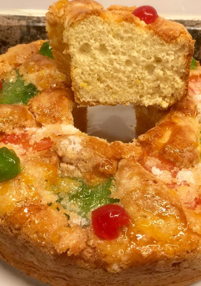 Una foto de Bizcocho con sabor a roscón de Reyes sin gluten