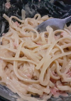 Foto resep Spaghetti Carbonara Simple
