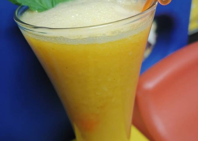 Orange Mango mint juice 🍋