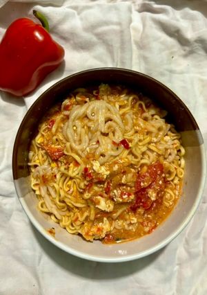 Foto resep Mie Telur Kuah Seblak