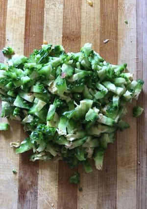 A picture of Karela Chutney / Bittergourd Chutney.