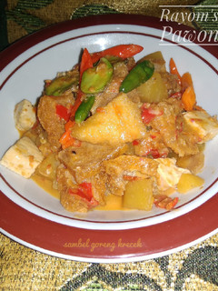 Foto resep Sambel goreng krecek