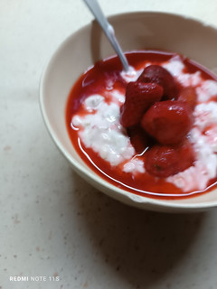 Epres zabkása 🍓 recept fotója